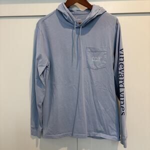 Vineyard Vines Hoodie Shirt Mens Small Whale Long Sleeve‎ Pullover Casual